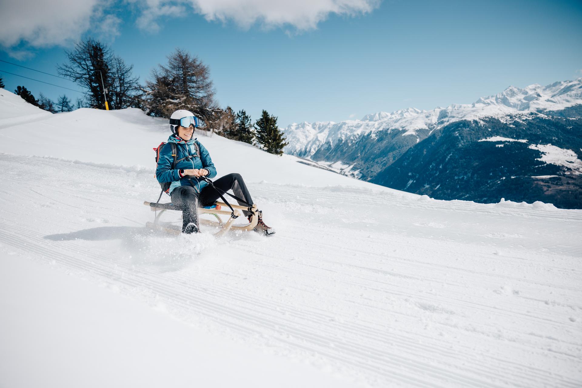 Toboggan runs in South Tyrol: Sledge fun in Upper Vinschgau